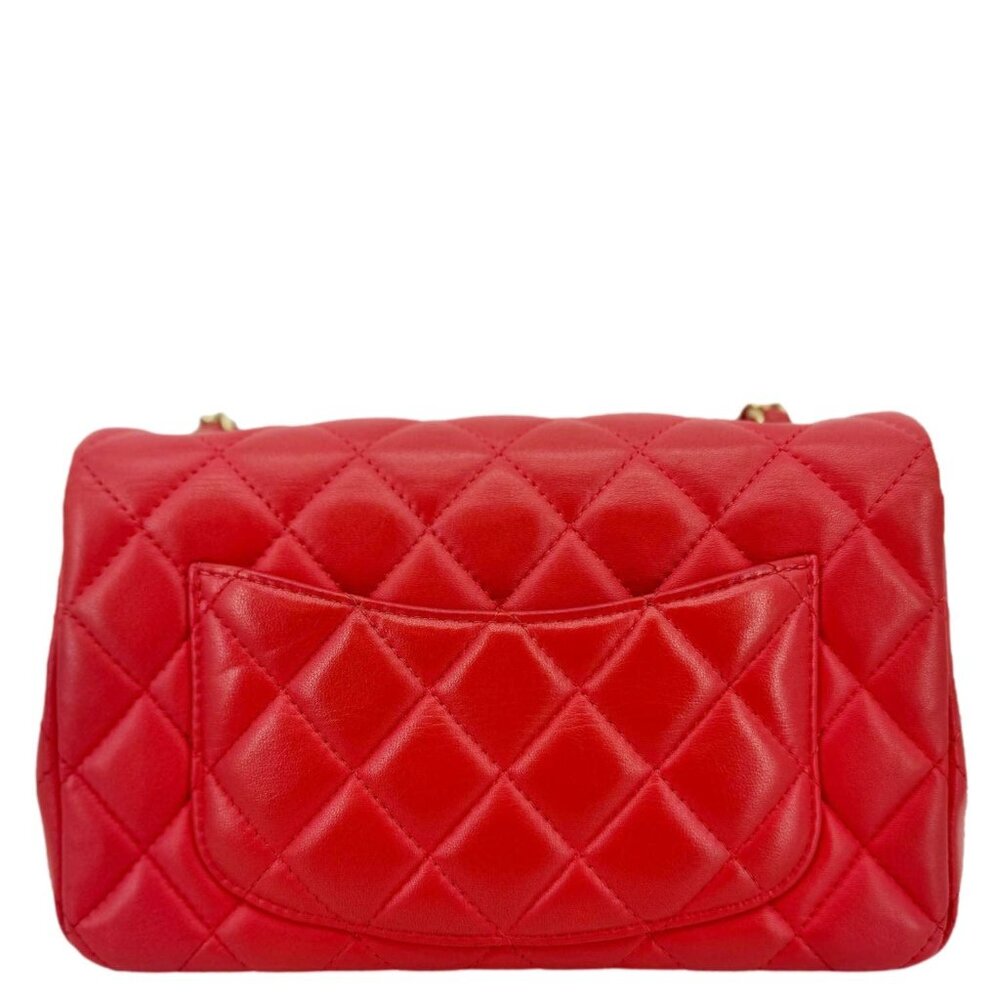 Chanel Classic Rectangular Flap Mini Quilted Leat… - image 3